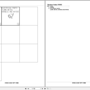 Isuzu Engine C330 1977 1980 Parts Catalog 51053 (1)