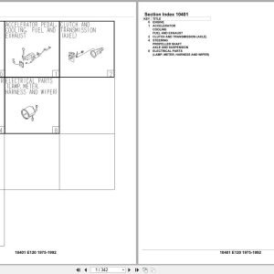 Isuzu Engine E120 1975 1992 Parts Catalog 10401 (1)