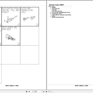 Isuzu Engine UM4LC1 1995 Parts Catalog 50847 (1)