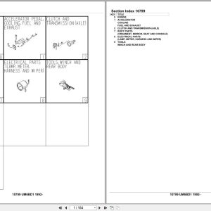 Isuzu Engine UM6BD1 1992 Parts Catalog 10799 (1)