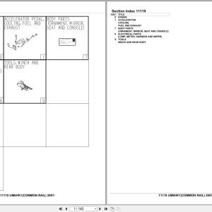 Isuzu Engine UM6HK1 Common Rail 2007 Parts Catalog 11119 (1)