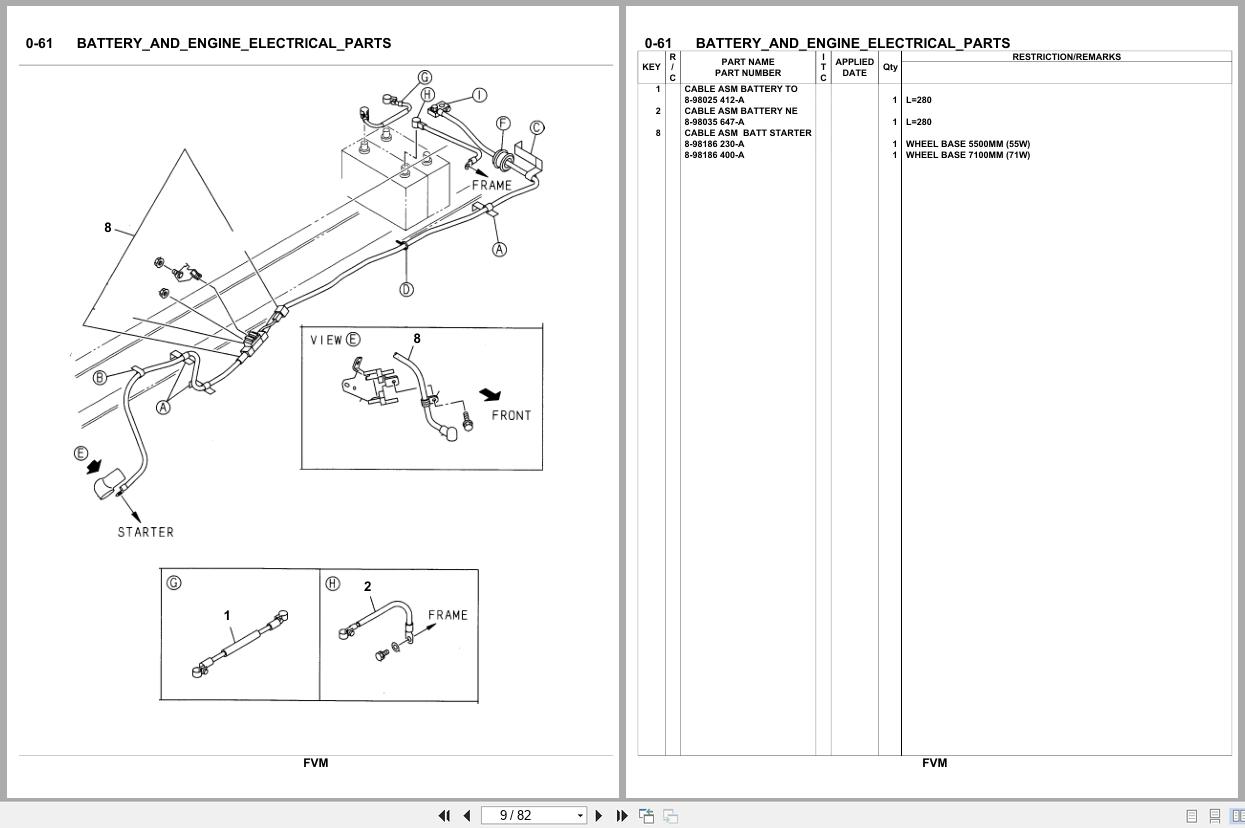 Isuzu Local Parts Information for Indonesia 110 FVM Parts Catalog (2)