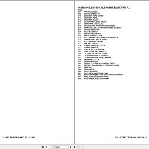 Isuzu Pickup TFR TFS RHD 2012 Parts Catalog 51412 (1)