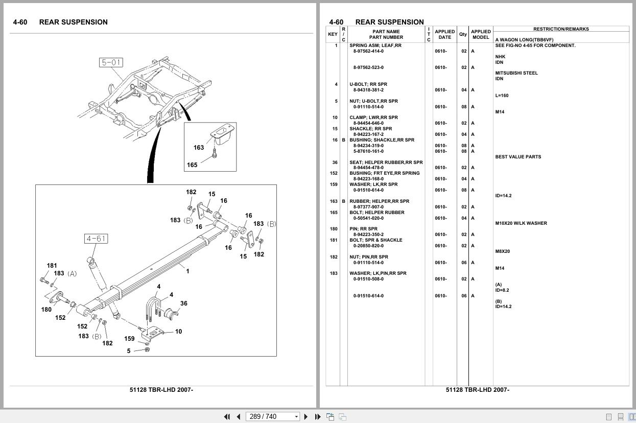 Isuzu SUV TBR LHD 2007 Parts Catalog 51128 (2)