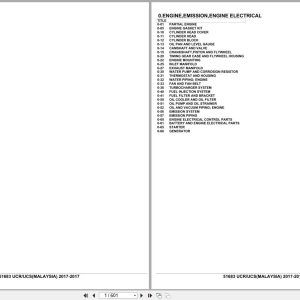 Isuzu SUV UCR UCS MALAYSIA 2017 Parts Catalog 51683 (1)