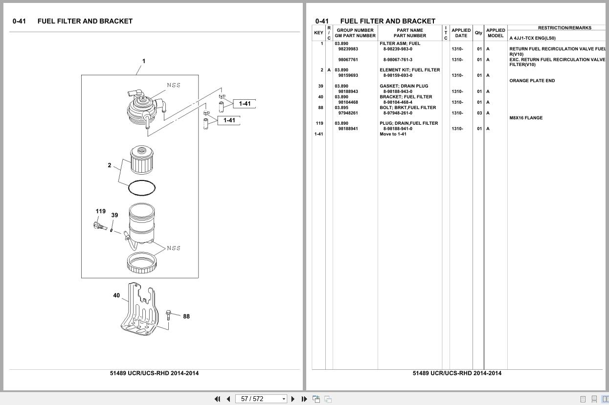 Isuzu SUV UCR UCS RHD 2014 Parts Catalog 51489 (2)