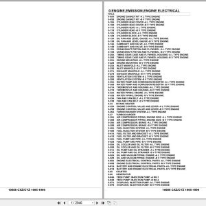 Isuzu Truck CXZ CYZ 1995 1999 Parts Catalog 10688 (1)