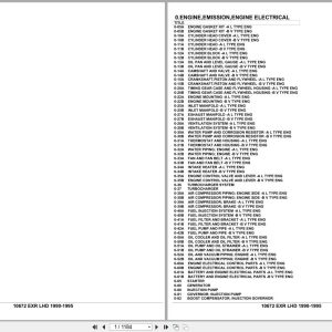 Isuzu Truck EXR LHD 1990 1995 Parts Catalog 10672 (1)
