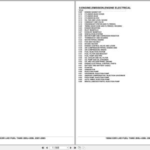 Isuzu Truck EXR LHD FUEL TANK 200L+200L 2001 2005 Parts Catalog 10864 (1)