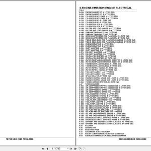 Isuzu Truck EXR RHD 1996 2000 Parts Catalog 10724 (1)