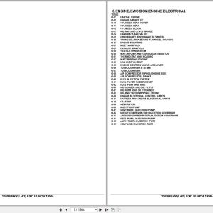 Isuzu Truck FRR LHD EXC.EURO4 1996 Parts Catalog 10699 (1)