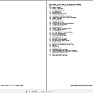 Isuzu Truck FSR LHD EXC.EURO4 1996 Parts Catalog 10701 (1)