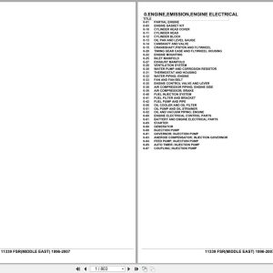 Isuzu Truck FSR MIDDLE EAST 1996 2007 Parts Catalog 11339 (1)