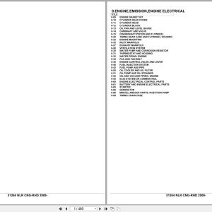 Isuzu Truck NLR CNG RHD 2009 Parts Catalog 51264 (1)