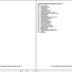 Isuzu Truck NLR NMR LHD EUROPE EURO6 2016 2017 Parts Catalog 51675 (1)