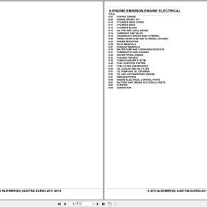 Isuzu Truck NLR85 NMR85 AUSTRALIA NEW ZEALAND EURO5 2011 2014 Parts Catalog 51275 (1)