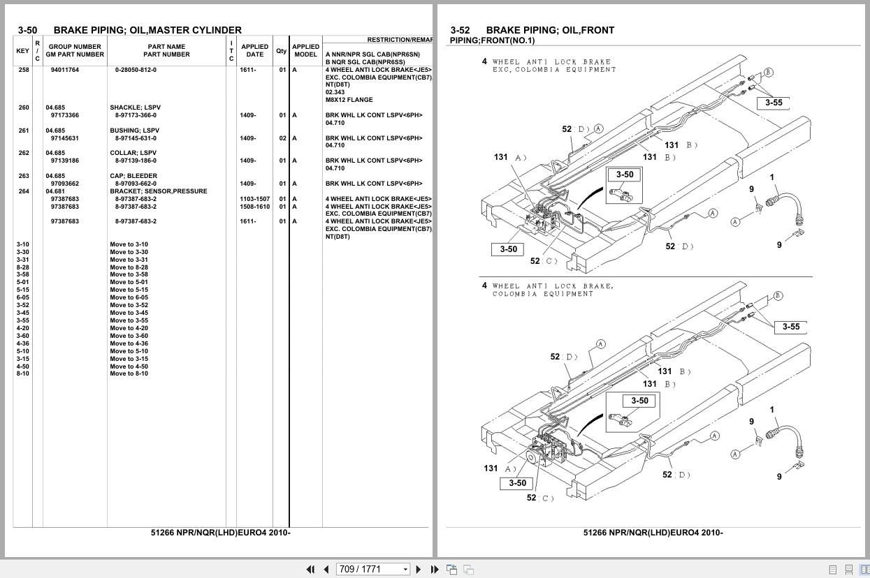 Isuzu Truck NPR NQR LHD EURO4 2010 Parts Catalog 51266 (2)