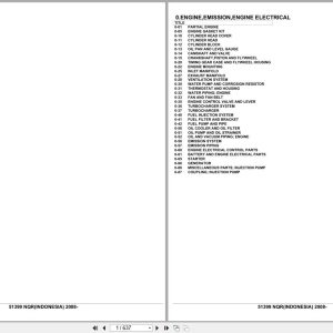 Isuzu Truck NQR INDONESIA 2008 Parts Catalog 51399 (1)
