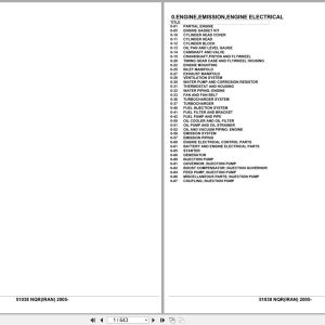 Isuzu Truck NQR IRAN 2005 Parts Catalog 51038 (1)