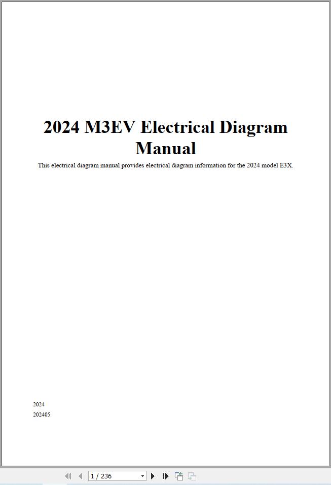 JAC M3EV 2024 Electric Diagram 1