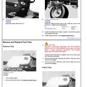 John Deere 107H 92H X116R X146R X166R Lawn Tractors Technical Manual TM151319 John Deere 107H 92H X116R X146R X166R Lawn Tractors Technical Manual Tm151319 (3)