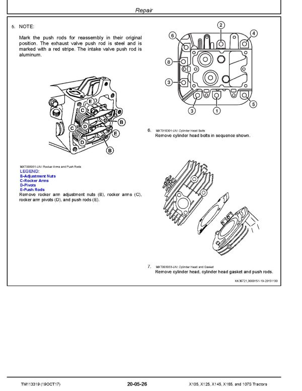 John Deere 107S X105 X125 X145 X165 Lawn Tractors Technical Manual TM113319 John Deere 107S X105 X125 X145 X165 Lawn Tractors Technical Manual Tm113319 (3)