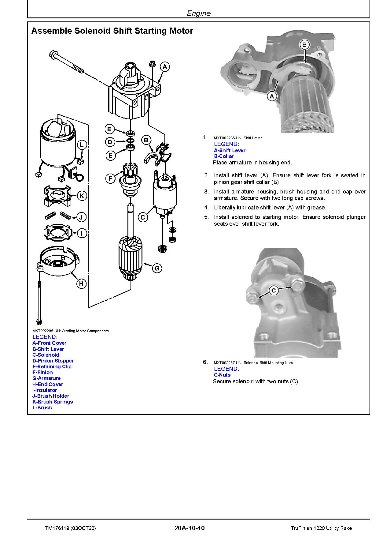 John Deere 1220 TruFinish Utility Rake Technical Manual TM176119 (3)