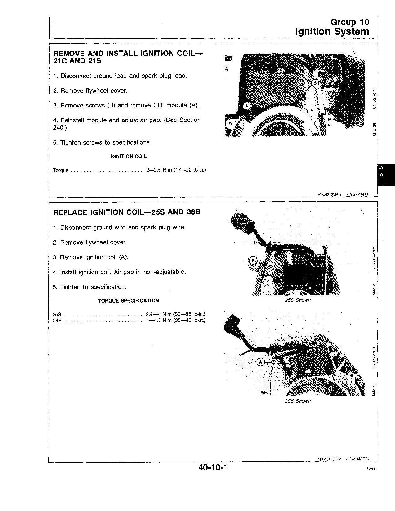 John Deere 21C 21S 25S 30S 38B Gasoline Line Trimmers Brush Cutters Technical Manual TM1494 (3)
