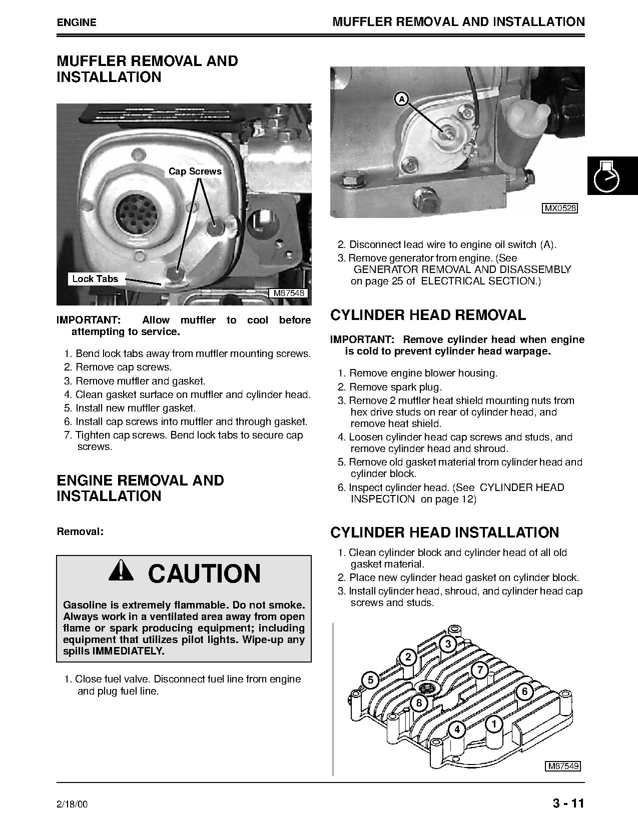 John Deere 250G 440G 550GE G2500K G4400K G5500K G5500KE Generators Technical Manual TM1791 (2)