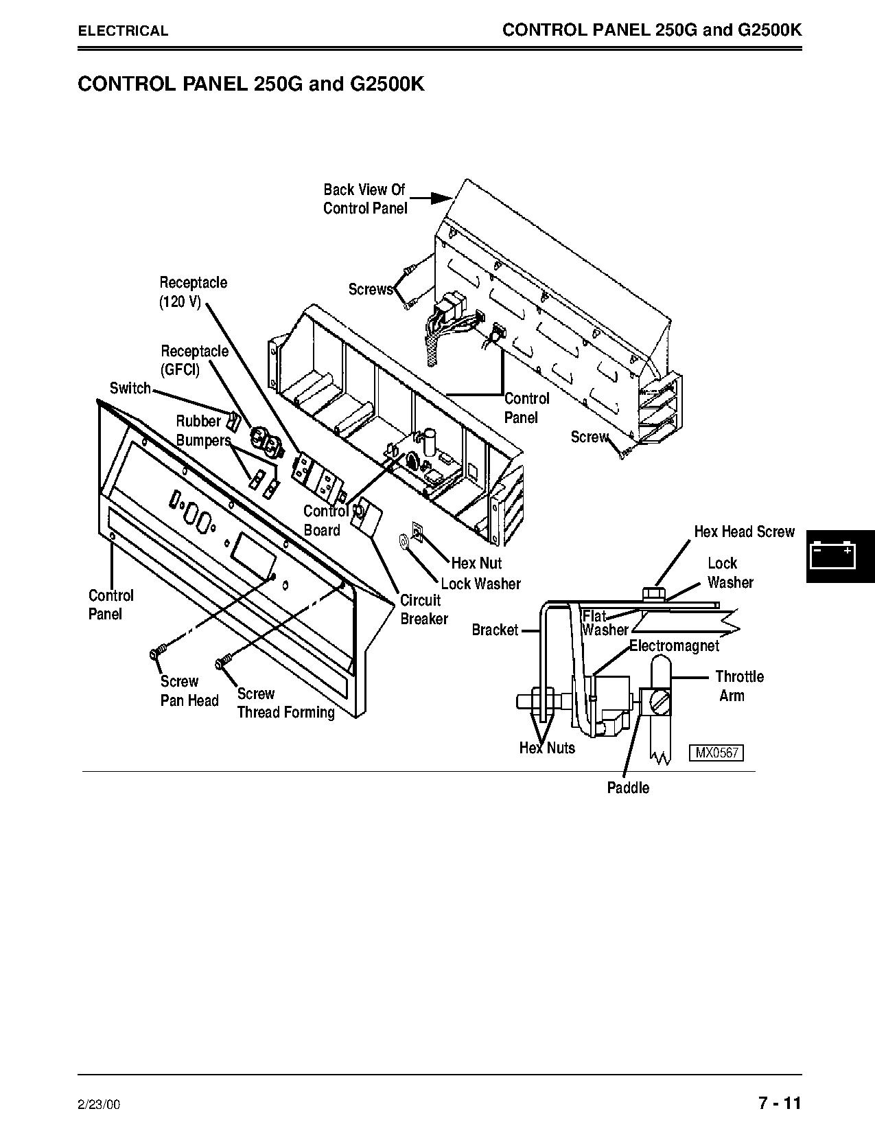 John Deere 250G 440G 550GE G2500K G4400K G5500K G5500KE Generators Technical Manual TM1791 (4)
