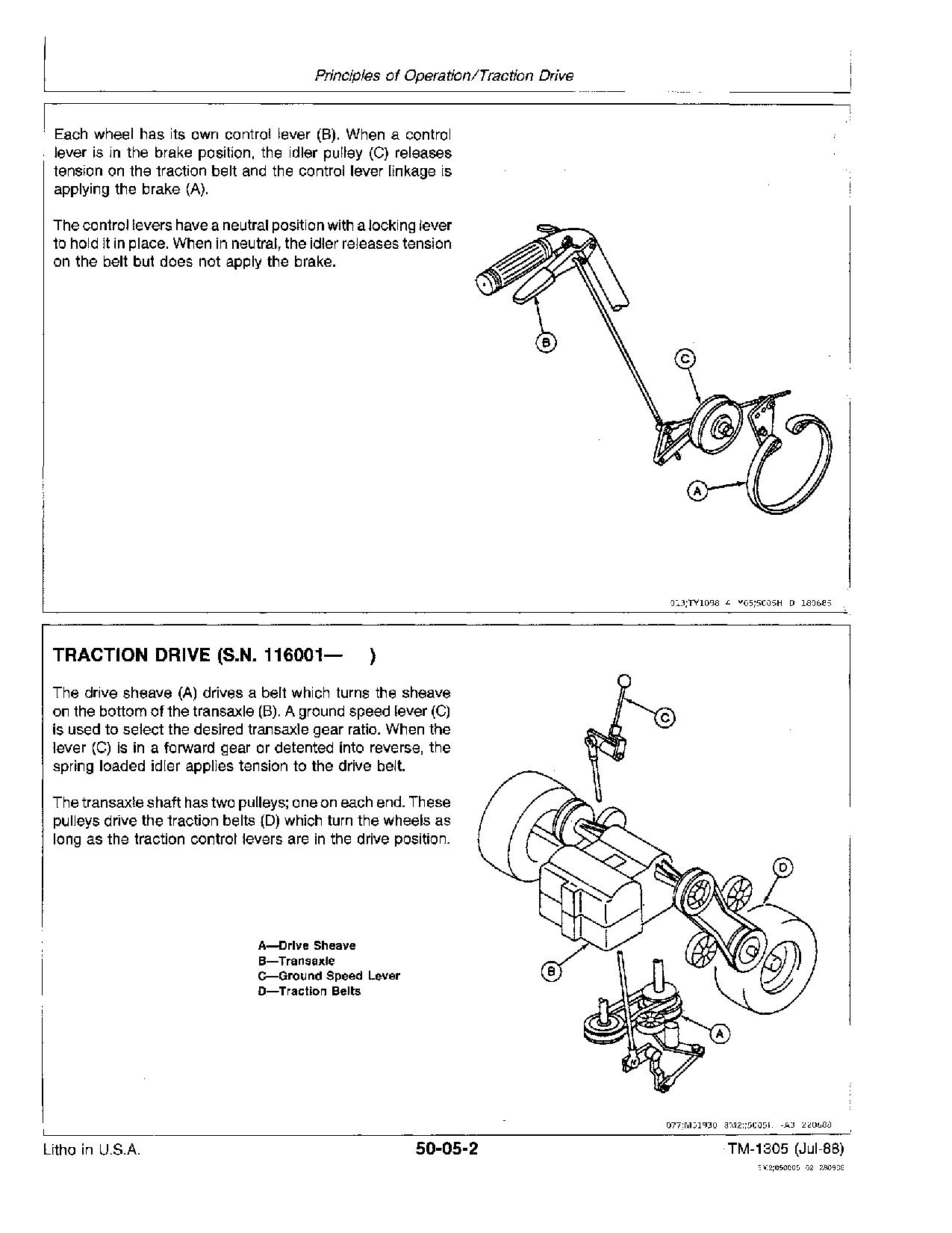 John Deere 32 Inch 36 Inch 48 Inch 52 Inch Commercial Walk Behind Mowers Technical Manual TM1305 (3)