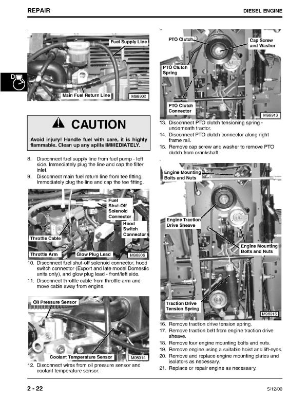 John Deere 355D Lawn Tractors Technical Manual Tm1771 (3)