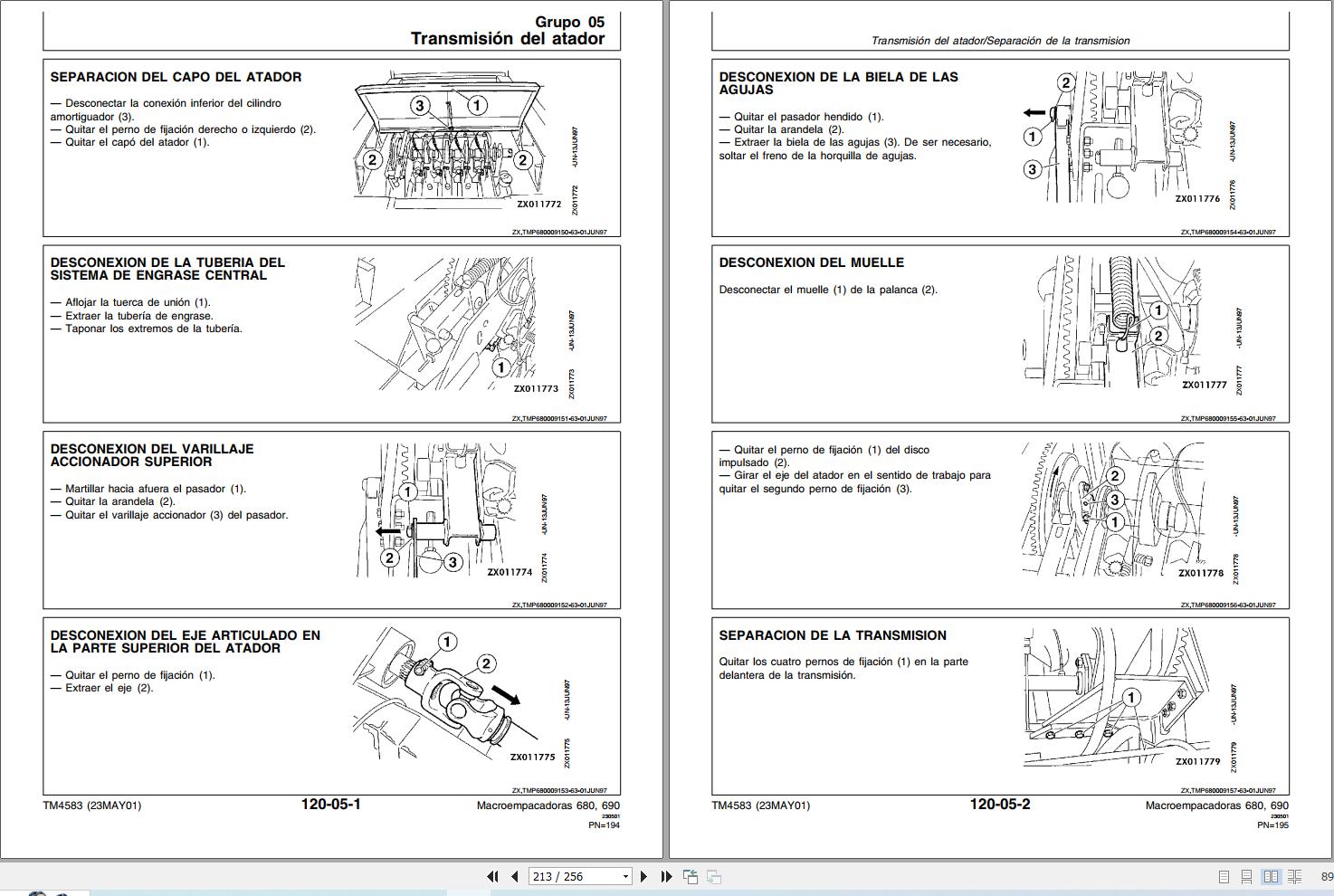 John Deere 680 to 690 MultiCut Repair and Operation Testing Manual TM4583 ES (3)
