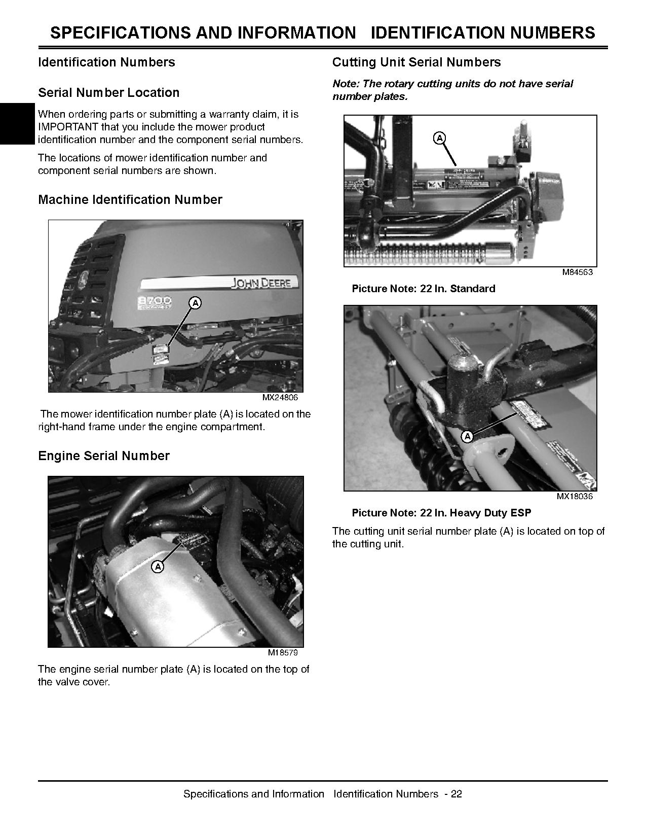 John Deere 7500 7700 8500 8700 8800 Lightweight Fairway Mowers 7500E 8500E Cut Hybrids Technical Manual TM107919 (2)