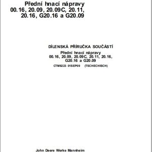 John Deere Axle 00.16 to G20.09 Workshop Manual CTM8223 CS (1)