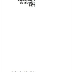 John Deere Cotton Harvester 9976 Assembly Manual PDIN200580 ES (1)