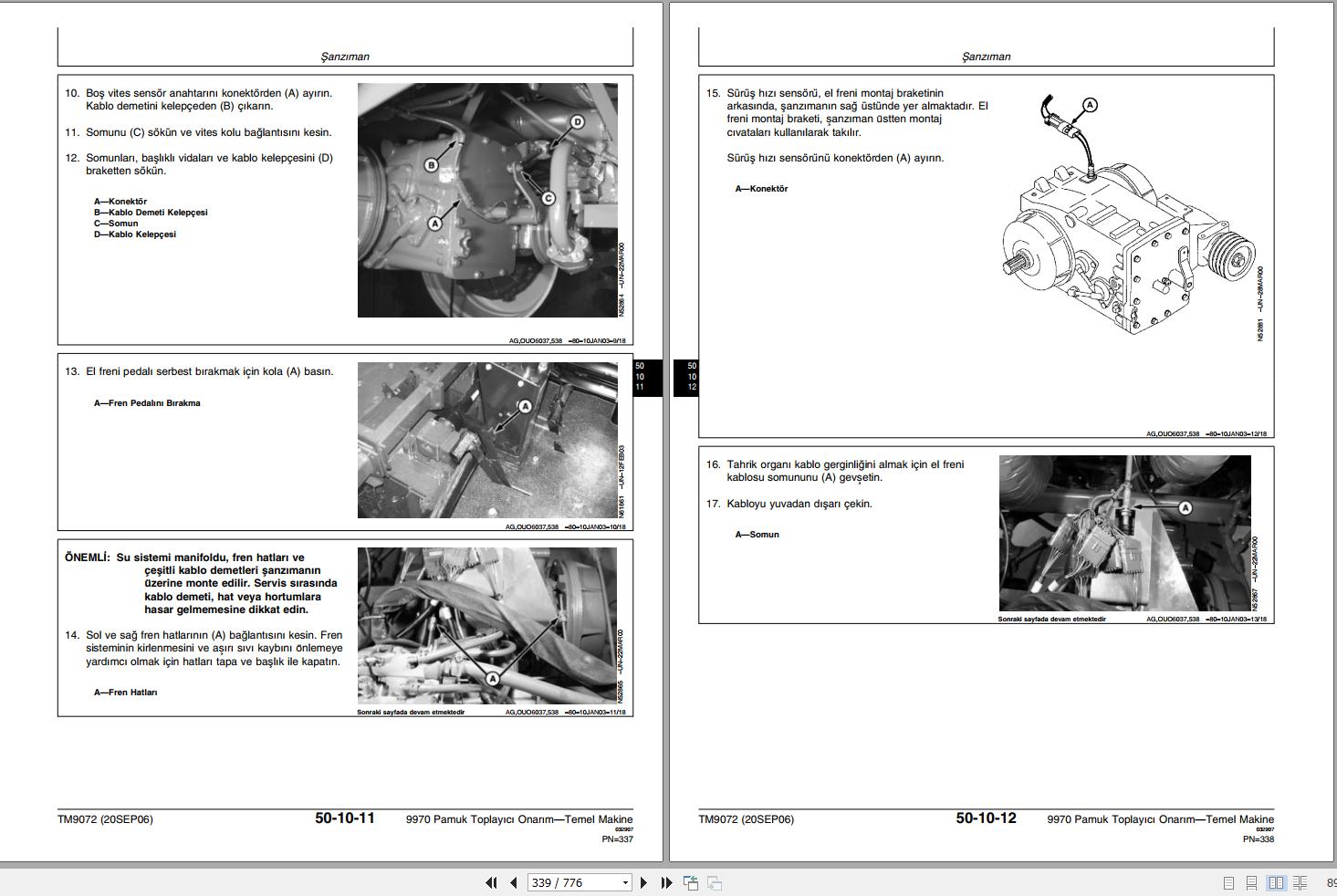 John Deere Cotton Picker 9970 Technical Manual TM9072 TR (2)