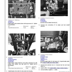 John Deere D100 D105 D110 D120 D125 D130 D140 D150 D155 D160 D170 Lawn Tractors Technical Manual Tm113219 (2)