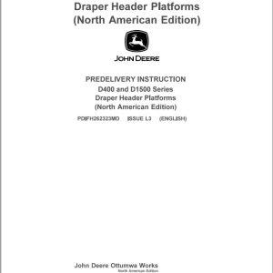 John Deere D400 D1500 Series Predelivery Manual PDIFH262323MD (1)