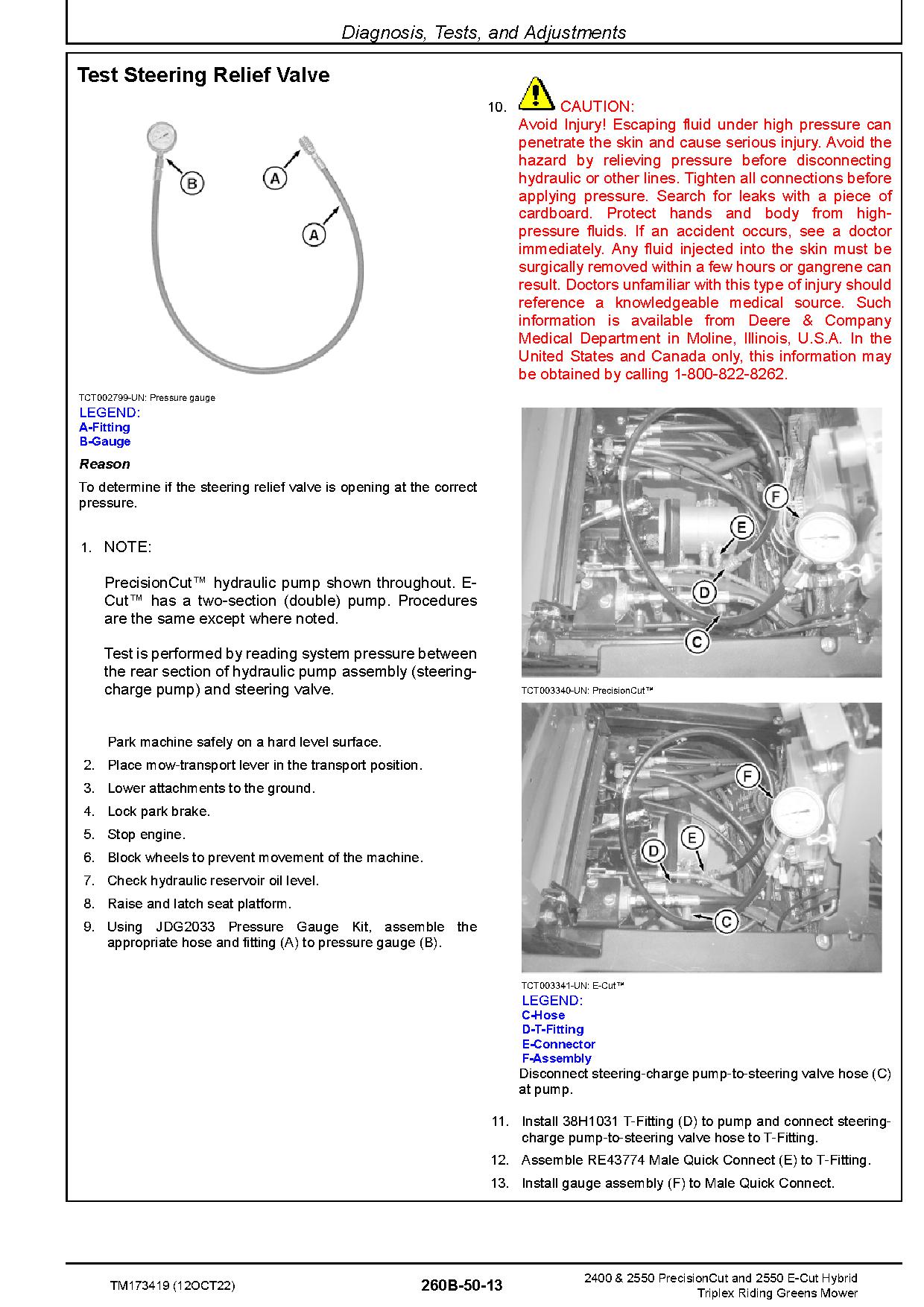John Deere E Cut Hybrid 2550 PrecisionCut 2400 2550 Riding Mowers Technical Manual TM173419 (4)