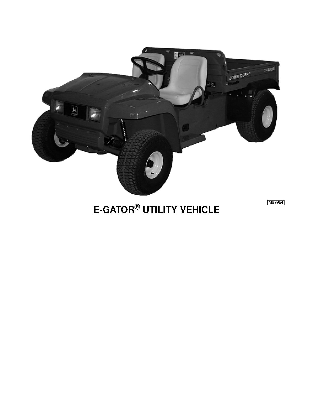John Deere E Gator Utility Vehicles Technical Manual TM1766 (2)