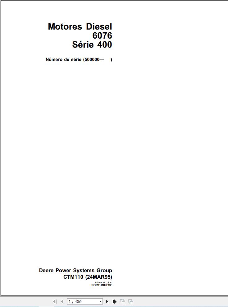 John Deere Engine 6076 Technical Manual CTM110 PT (1)