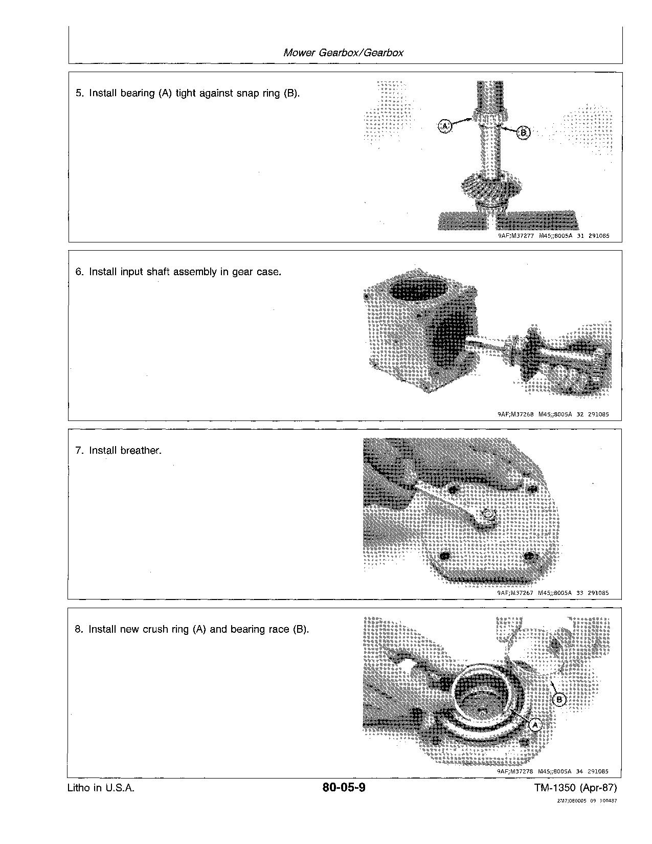 John Deere F912 F915 F935 Front Mowers Technical Manual TM1350 (3)