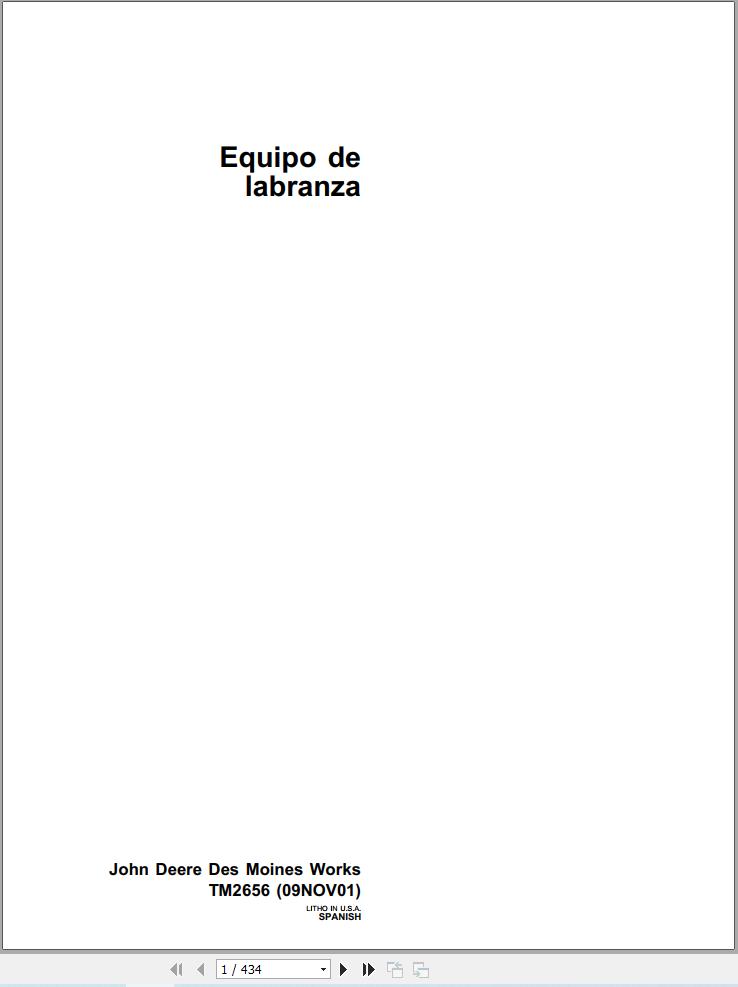 John Deere Farming Equipment Repair Manual TM2656 ES (1)