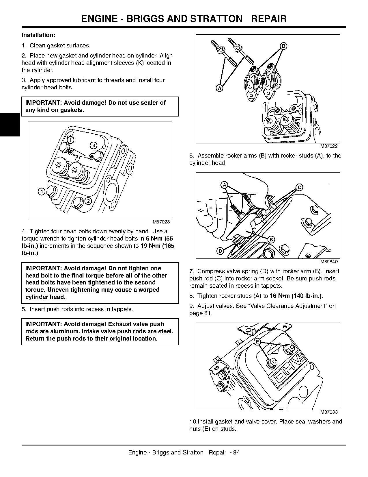 John Deere GT225 GT235 GT235E GT245 Garden Tractors Technical Manual TM1756 (3)