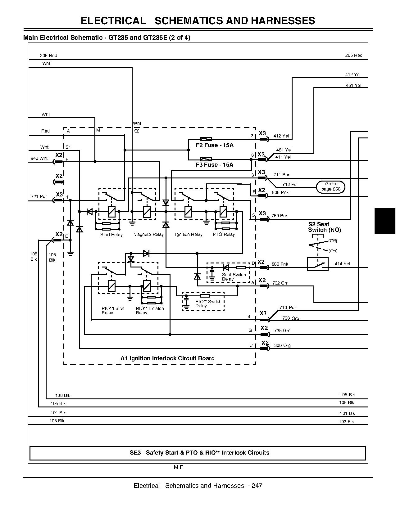 John Deere GT225 GT235 GT235E GT245 Garden Tractors Technical Manual TM1756 (4)