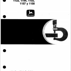 John Deere Harvester 1133 1144 1155 1157 1158 Technical Manual TM4479 ES (1)
