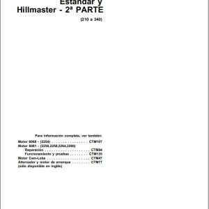 John Deere Harvester 2254 to 2266 Repair and Operation Testing Manual TM4546 ES (1)