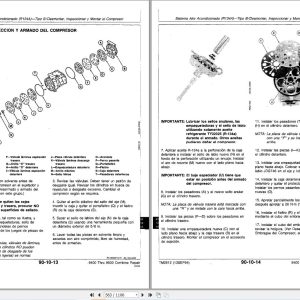 John Deere Harvester 9400 9500 9600 Technical Manual TM2612 ES (2)