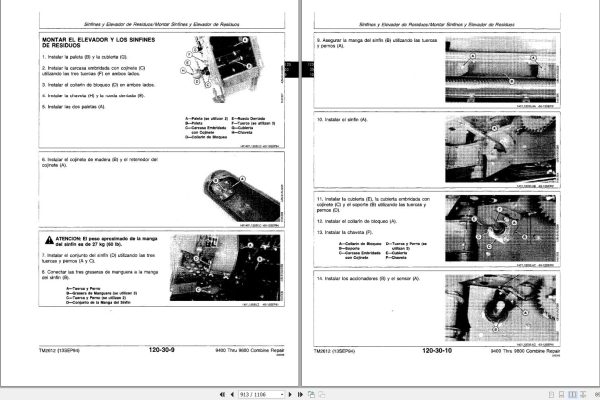 John Deere Harvester 9400 9500 9600 Technical Manual TM2612 ES (3)